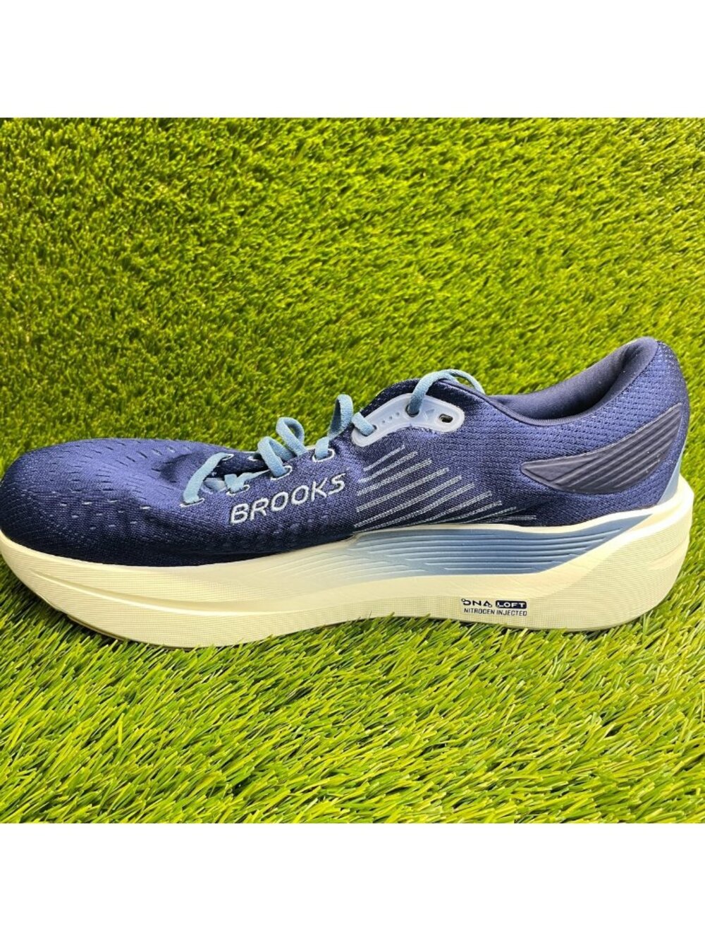 Brooks Ghost Max 3 Mens Size 14 Blue Athletic Running Walking Shoes Sneakers - Picture 2 of 10